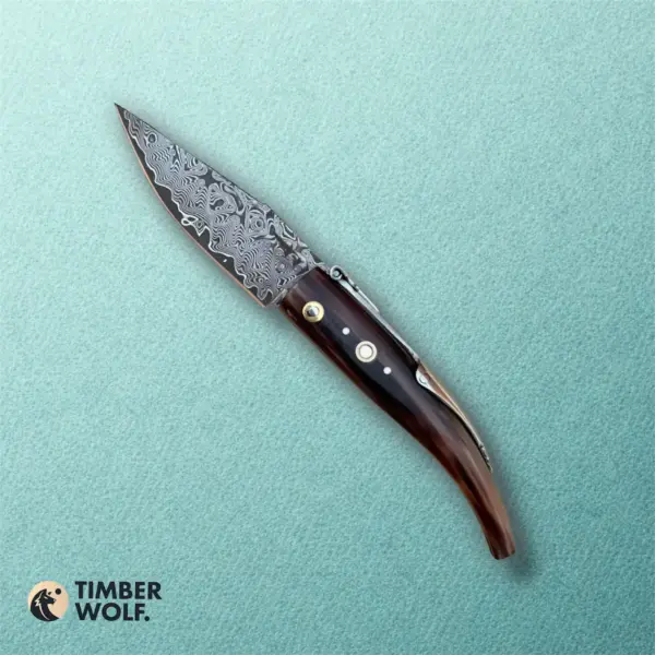 Navaja Punta Inglesa abierta de Timberwolf