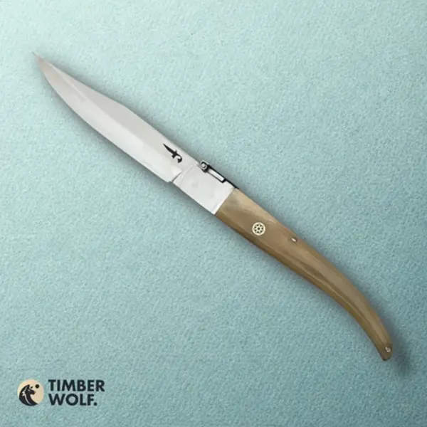 Navaja Modelo Samuel en Cuerno de Cebú de Timberwolf