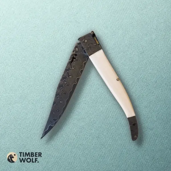 Navaja modelo Samuel en Cuerno de Marfil de Mamut